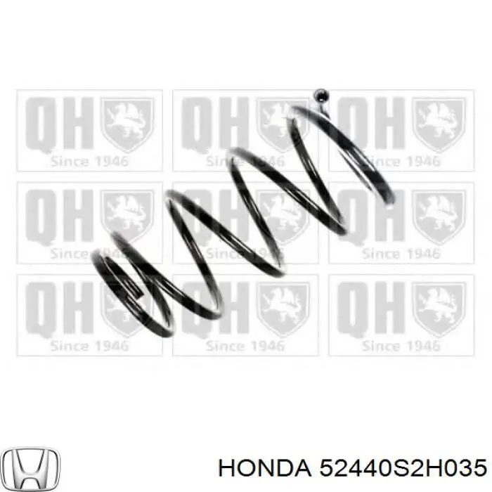 Пружина задня, права Honda 52440S2H035 ціна, від 43.41 USD