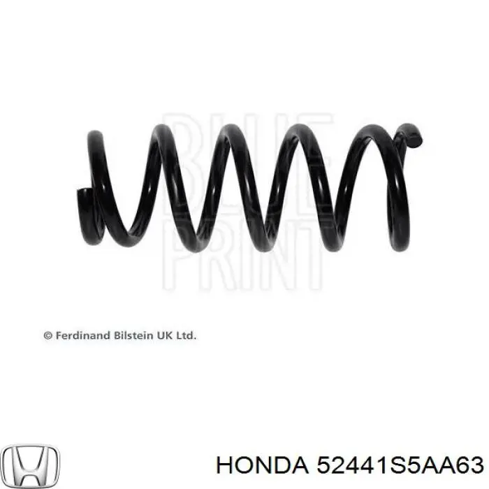52441S5AA63 Honda Пружина підвіски задня