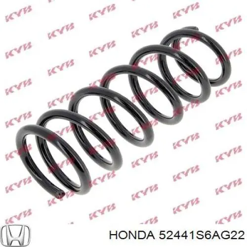 Пружина задня Honda 52441S6AG22 ціна, від 31.86 USD