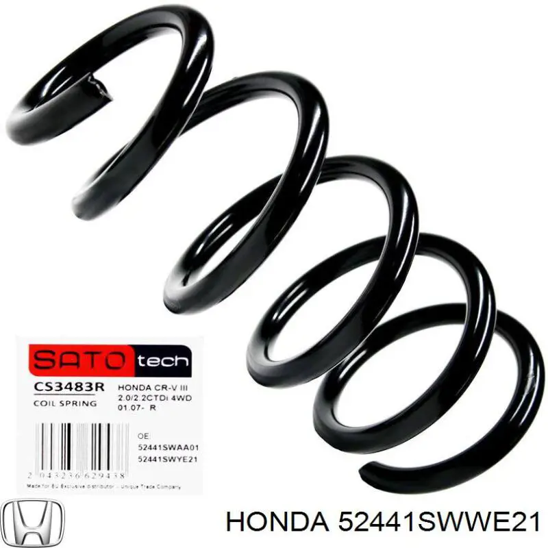Купити 52441SWWE21 Honda Задні пружини