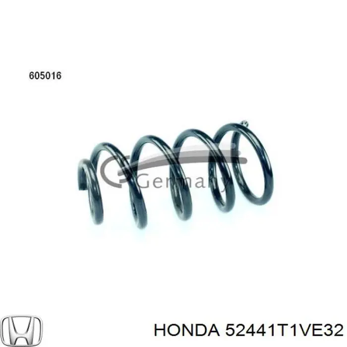 52441T1VE32 Honda пружина задня