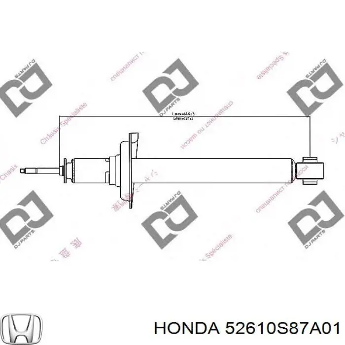 Амортизатор задній GSP 32123750 ціна, від 44.39 USD