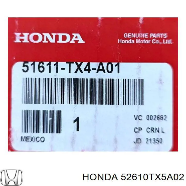 Амортизатор задній 52610TX5A02 Honda