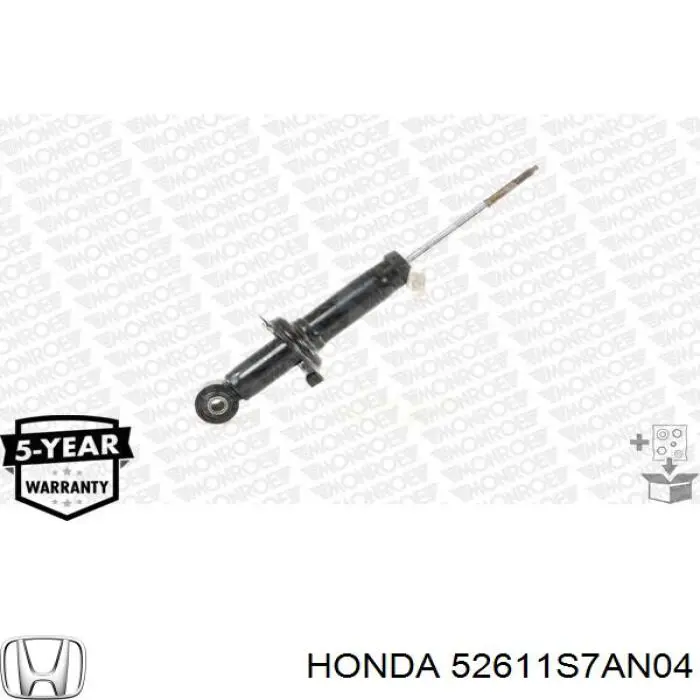 Амортизатор задній Honda 52611S7AN04 ціна, від 42.33 USD