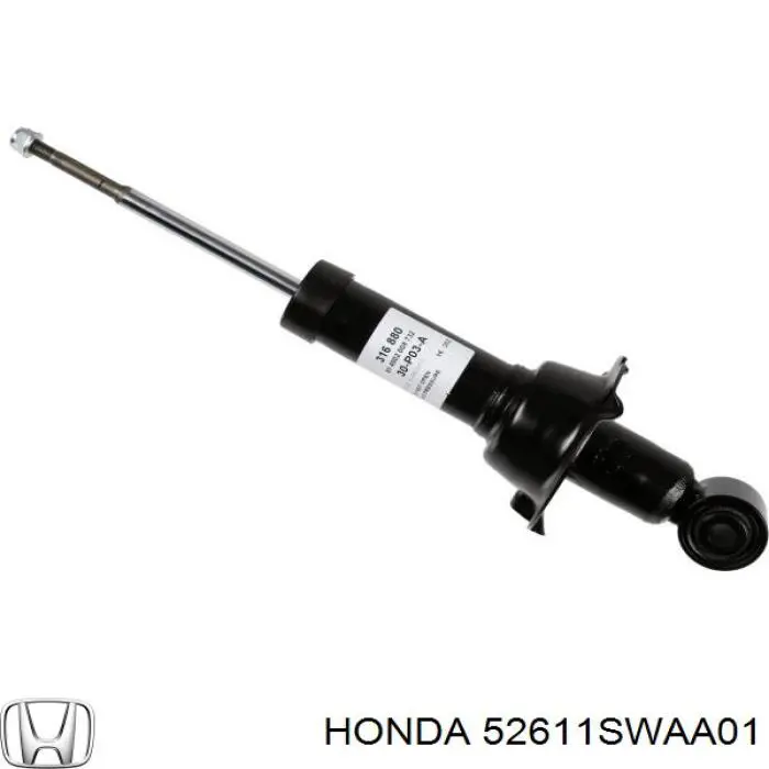 Амортизатор задній 52611SWAA01 Honda