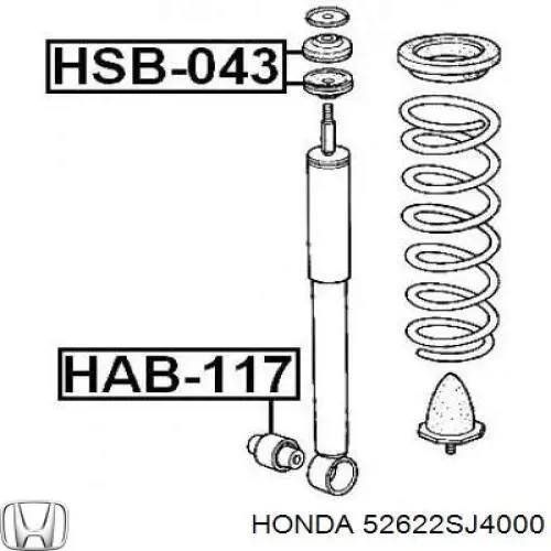 52622SJ4000 Honda сайлентблок амортизатора заднього