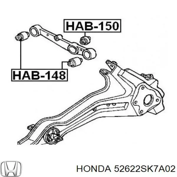 Сайлентблок заднього нижнього важеля NMS5120 NIPPON MOTORS