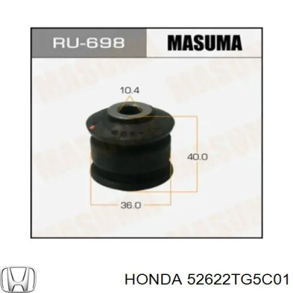 Купити 52622TG5C01 Honda Задні втулки амортізатора