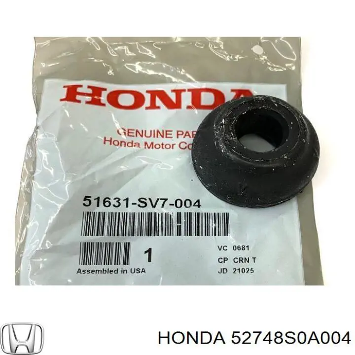 Проставка (гумове кільце) пружини передньої, нижня Honda 52748S0A004 ціна, від 3.80 USD
