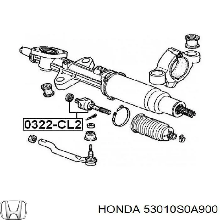 Рульова тяга 53010S0A900 Honda