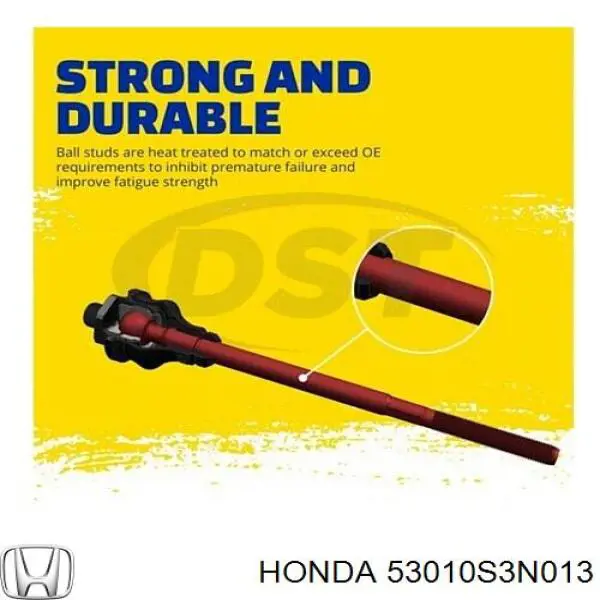 Тяга рульова поперечна Honda 53010S3N013 ціна, від 3.92 USD