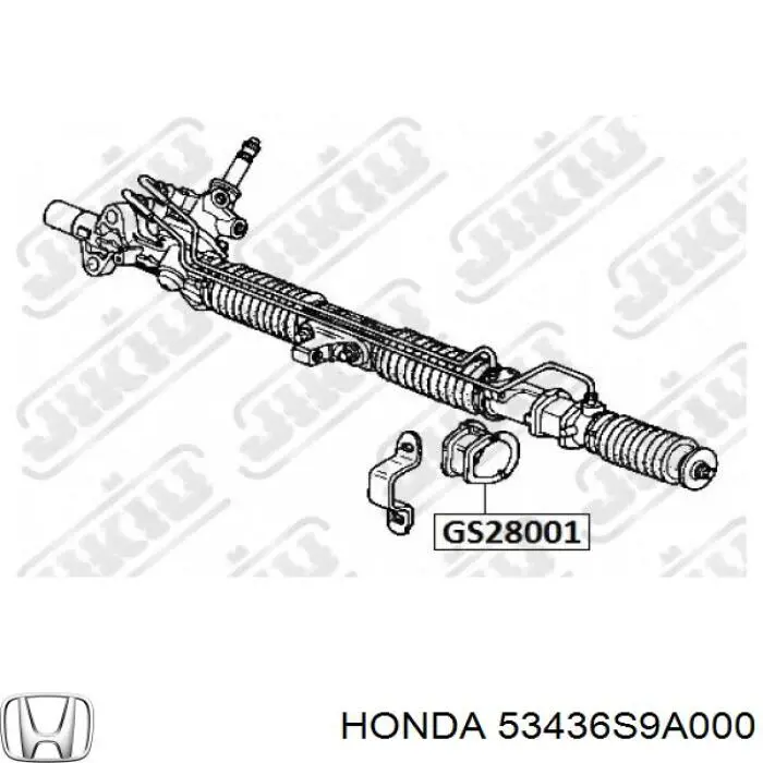 Втулка кріплення кермової рейки RBI O38402Z ціна, від 11.60 USD