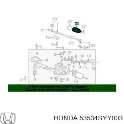 53534SYY003 Honda