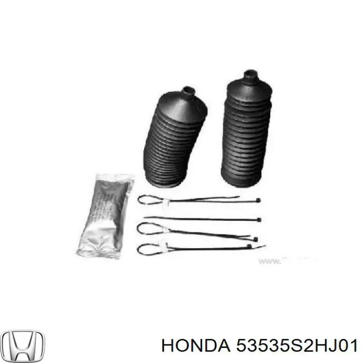 Пильник рульового механізму/рейки, лівий 53535S2HJ01 Honda
