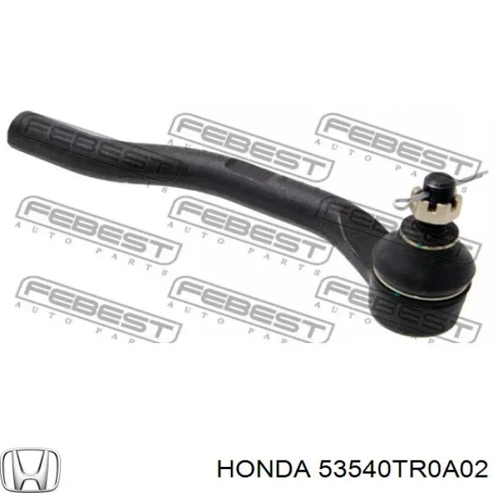 53540TR0A02 Honda Зовнішній наконечник рульової тяги