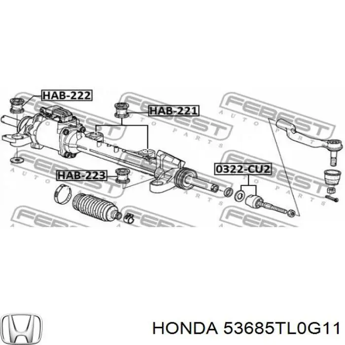 53685TL0G11 Honda 