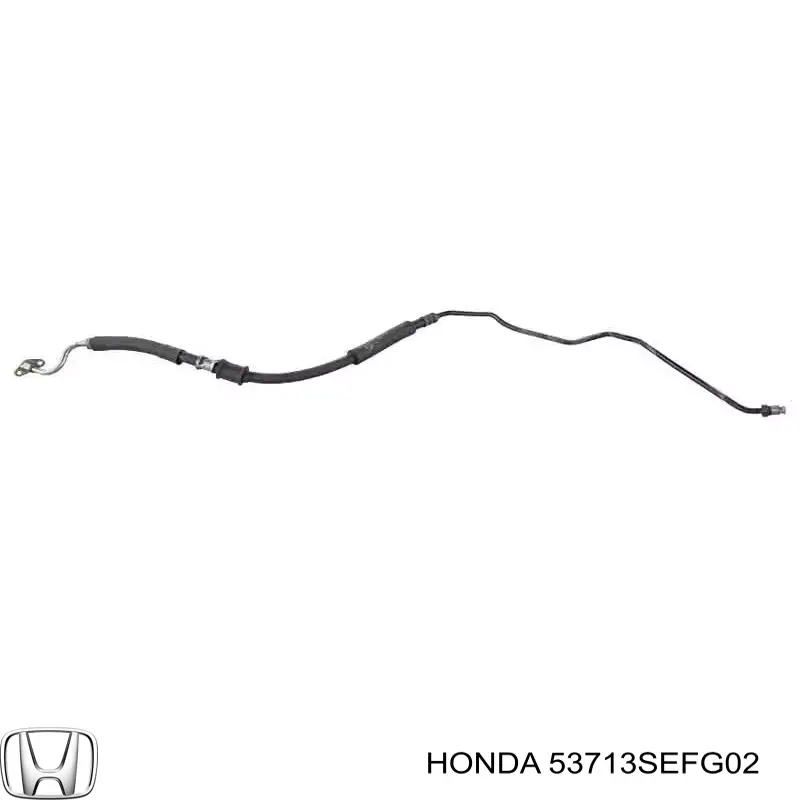 Патрубок високого тиску гідропідсилювача Honda 53713SEFG02 ціна, від 77.78 USD