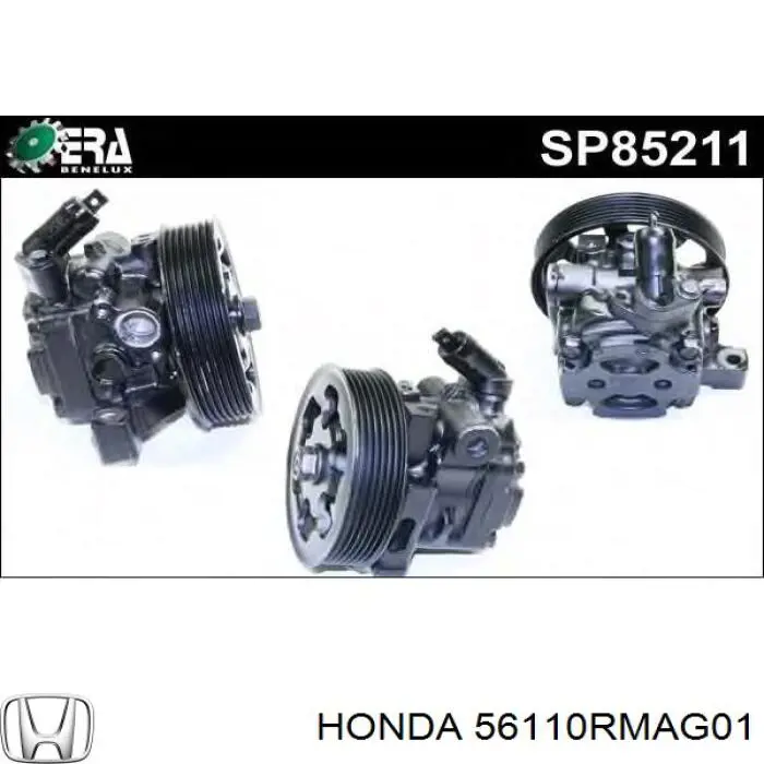 56110RMAG01 Honda насос гідропідсилювача керма (гпк)