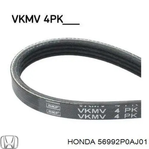 Клиновий ремінь Honda 56992P0AJ01 ціна, від 6.33 USD