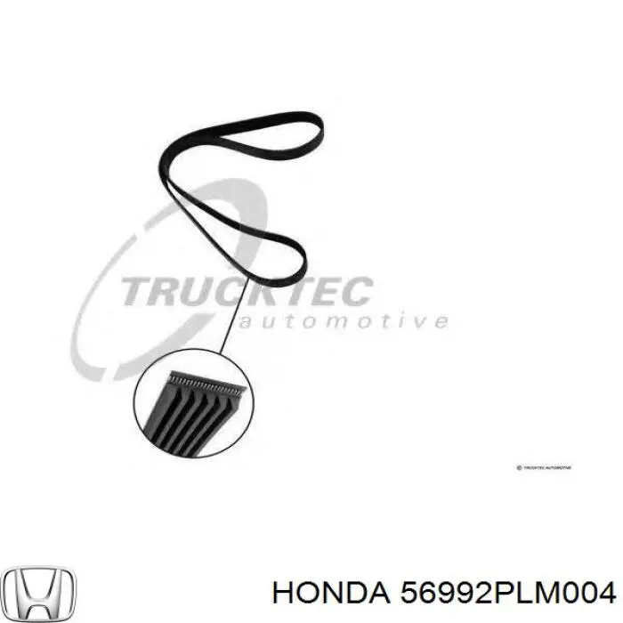 Клиновий ремінь Honda 56992PLM004 ціна, від 7.59 USD