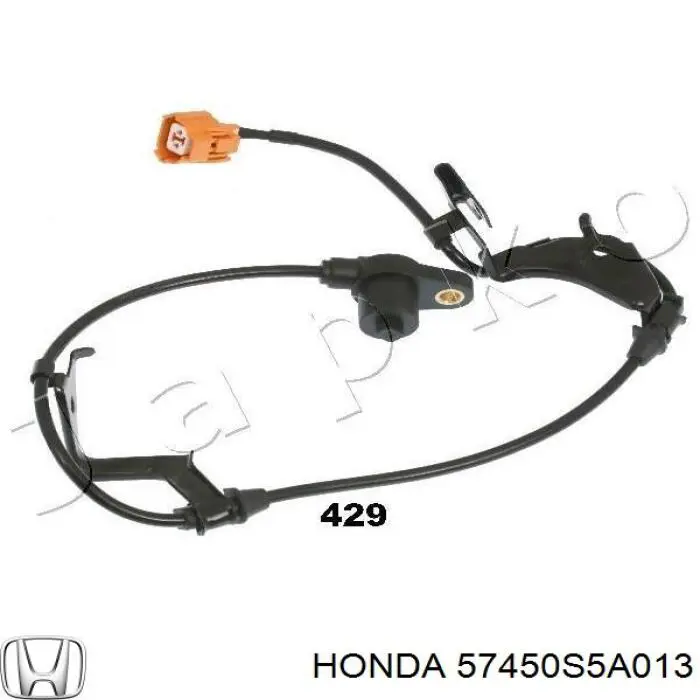 Датчик антиблокувальної системи гальмування Honda 57450S5A013 ціна, від 19.36 USD