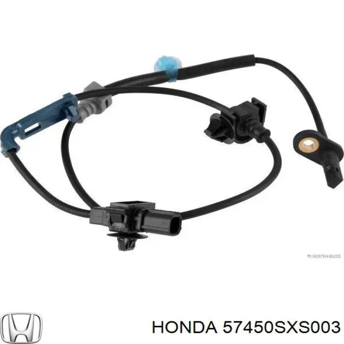 57450SXS003 Honda датчик абс (abs передній, правий)