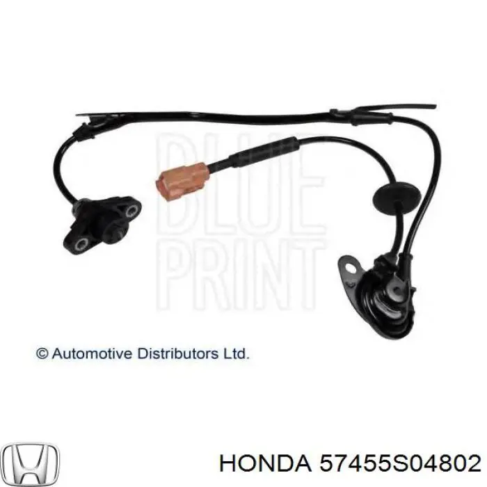 57455S04802 Honda датчик абс (abs передній, лівий)