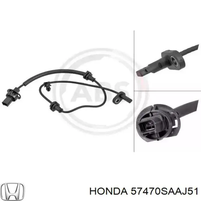Купити 57470SAAJ51 Honda Датчик АБС (ABS) задній, правий