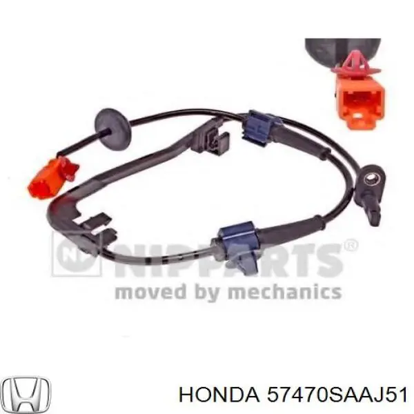 57470SAAJ51 Honda Датчик АБС (ABS) задній правий