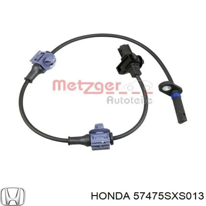 57475SXS013 Honda датчик абс (abs задній, лівий)