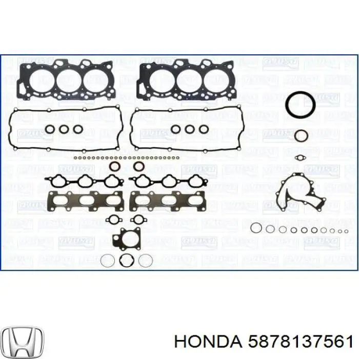 5878137560 Honda комплект прокладок двигуна, повний