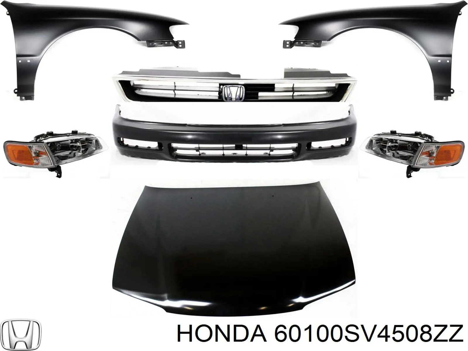 Капот 60100SV4900ZZ Honda