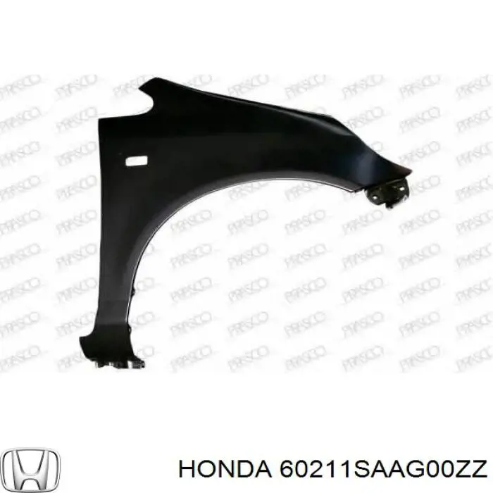 Крило переднє праве Signeda PHD10071KAR ціна, від 49.80 USD