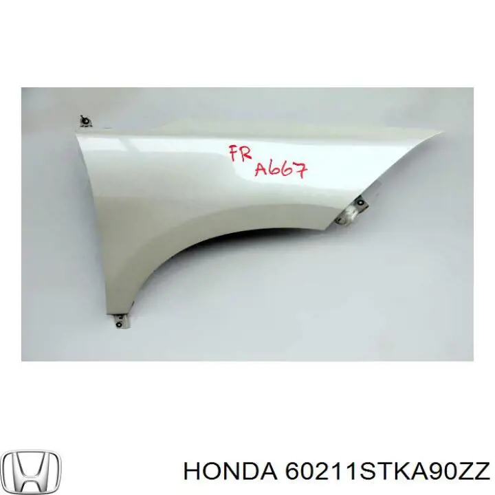 Крило переднє праве Acura RDX позашляховик (2007 - 2009) ціна, від 267.55 USD