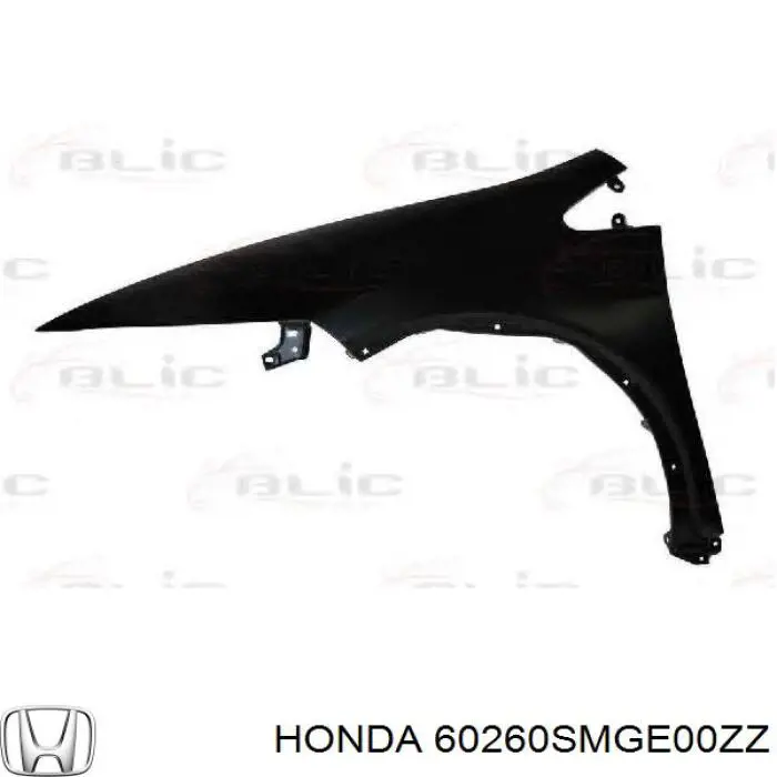 Крило переднє ліве Honda Civic 8 (FK1) (Хонда Цивік)