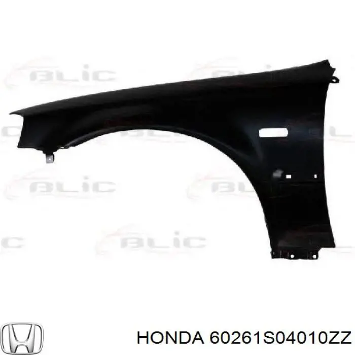 Ліве переднє крило Honda 60261S04010ZZ ціна, від 38.03 USD