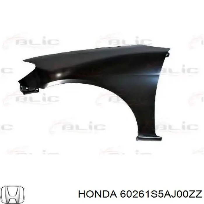 60261S5AJ00ZZ Honda Переднє ліве крило