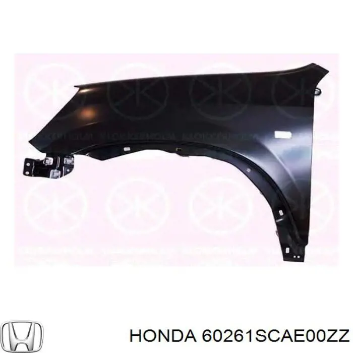 Крило переднє ліве Honda CR-V (RD) (Хонда Црв)