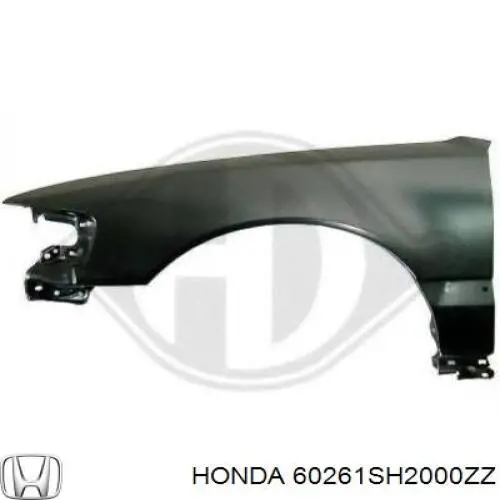 Ліве переднє крило Honda 60261SH2000ZZ ціна, від 194.63 USD