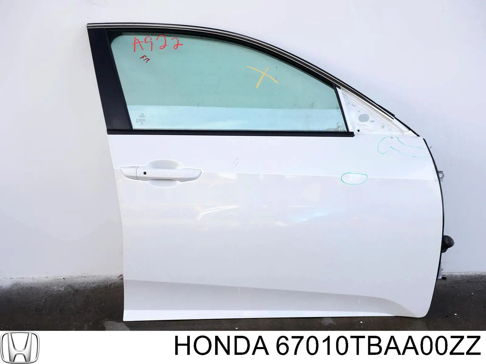 Двері передні, праві Honda 67010TBAA00ZZ ціна, від 633.29 USD