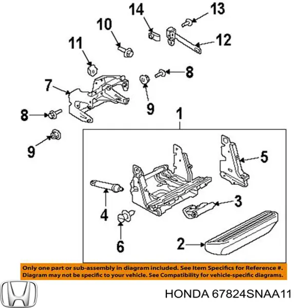 67824SNAA11 Honda 