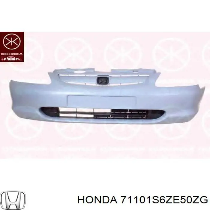 Бампер передній 71101S6ZE50ZG Honda