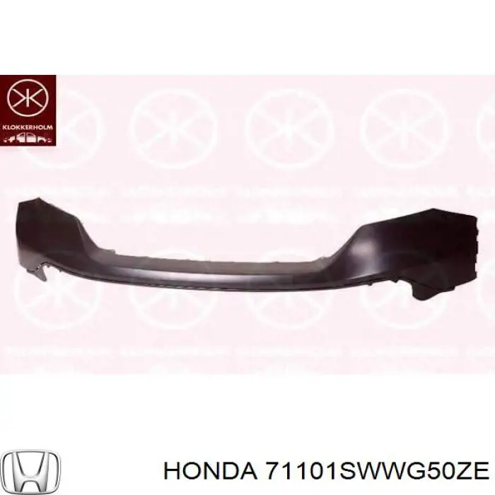 71101SWWG50ZL Honda Бампер передній в зборі