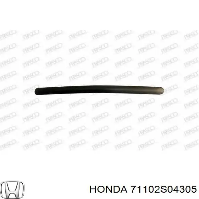 Накладка бампера переднього, права 71102S04305 Honda