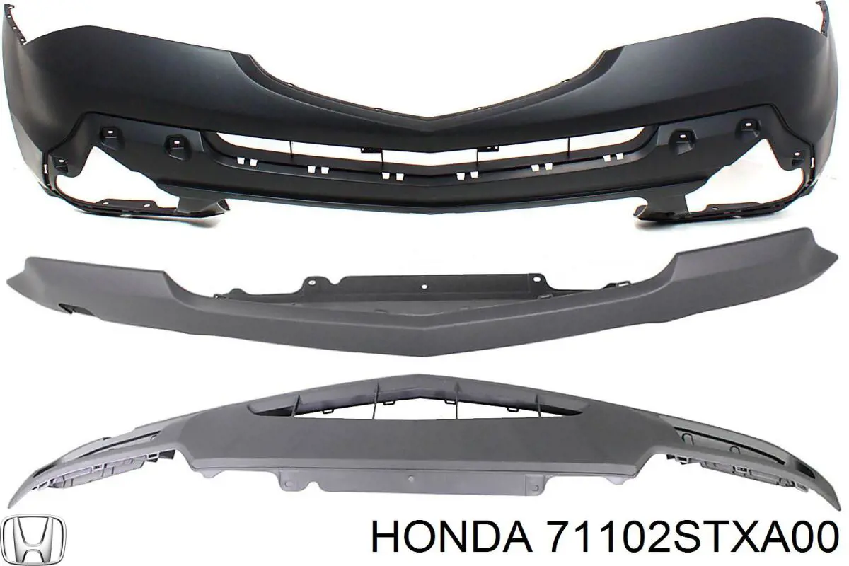 71102STXA00 Honda Решітка переднього бампера, права