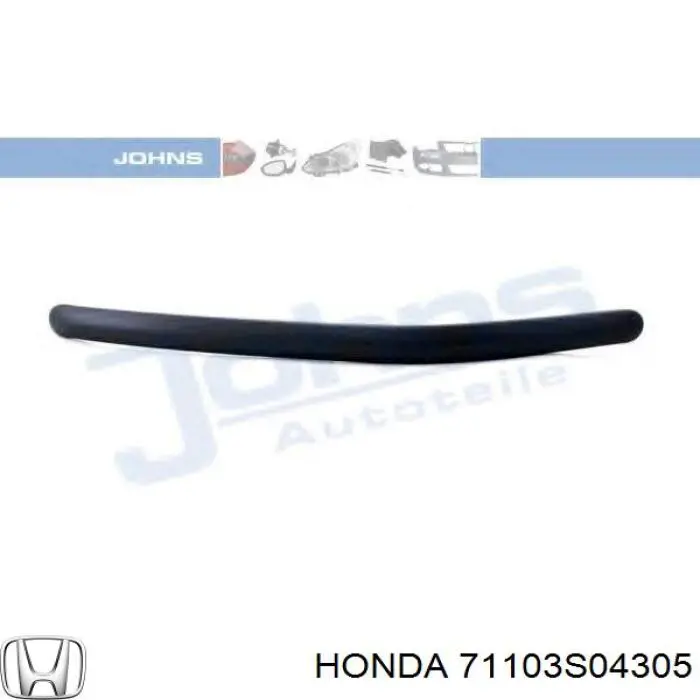 Купити 71103S04305 Honda Накладка бампера переднього, ліва