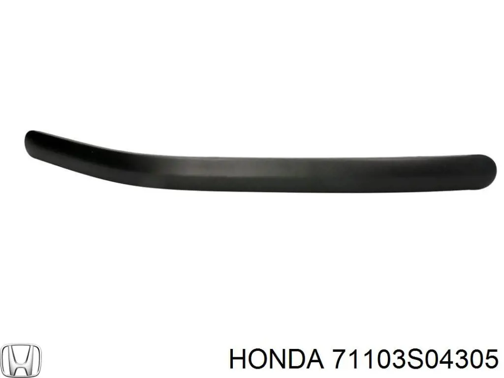 Накладка бампера переднього, ліва Honda 71103S04305 ціна, від 6.66 USD