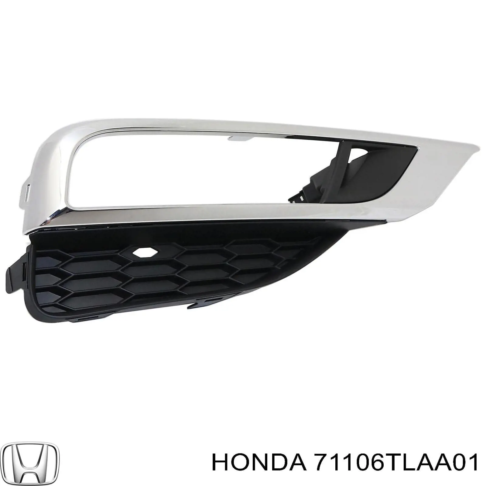 Заглушка/ решітка протитуманних фар бампера переднього, права Honda CR-V 5 (RW) (Хонда Црв)