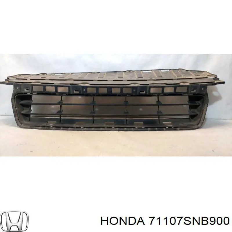 Решітка переднього бампера, центральна Honda Civic 8 (FD1) (Хонда Цивік)