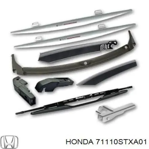 Купити 71110STXA01 Honda Нижня накладка на передній бампер